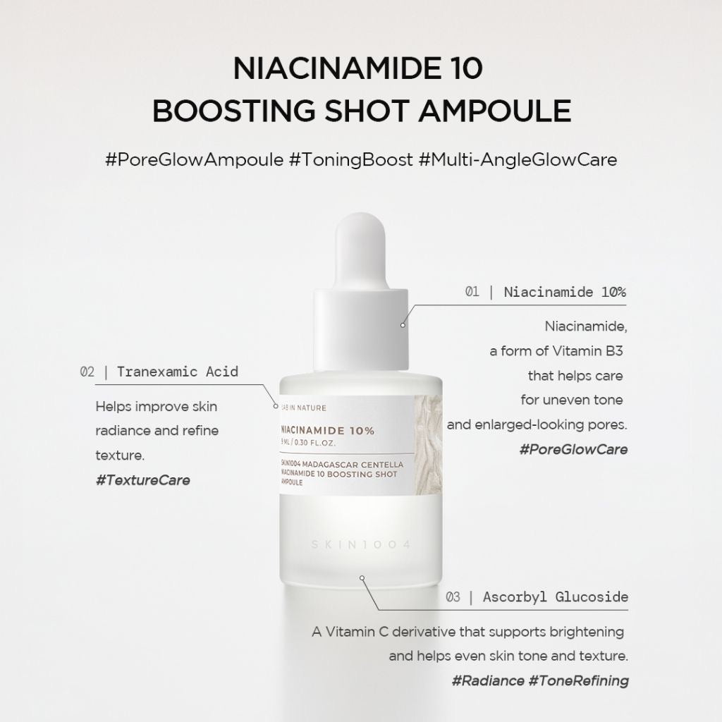 SKIN1004 Niacinamide 10 Boosting Shot -High-Power Brightening Ampoule Serum