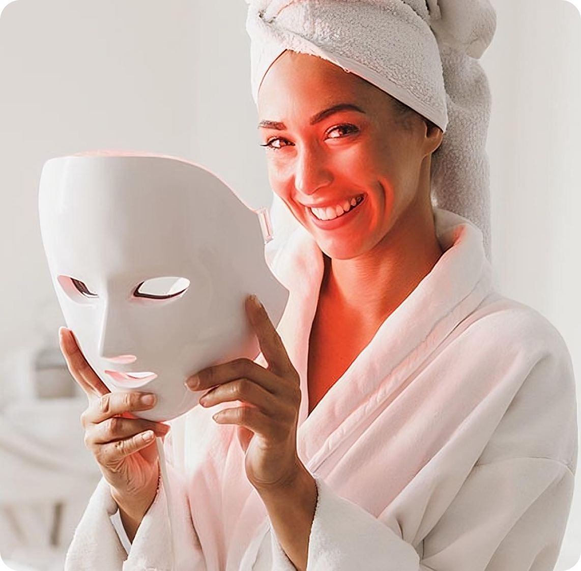 Portable 7-Color LED Face Mask
