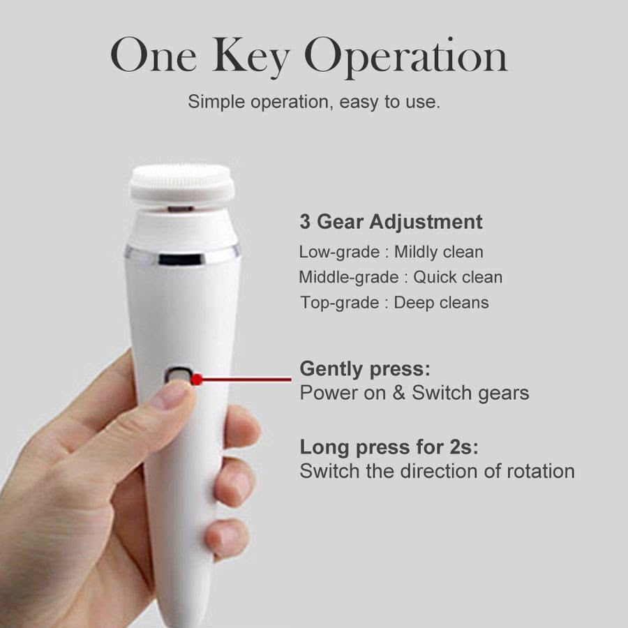4-In-1 Rechargeable Electric Facial Cleansing Brush